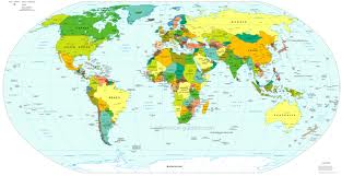 world map